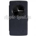 Купить Флип кожаный чехол LG G3 S NILLKIN SMART SPARKLE - Чёрный на Apple-Land.ru