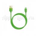 Оригинальный Micro USB кабель REMAX зелёный 1м