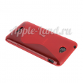 Силиконовый чехол для Sony Xperia E4, Xperia E4 Dual S-обраный красный
