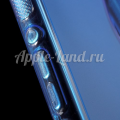 Силиконовый чехол для Sony Xperia M4 Aqua, Xperia M4 Aqua Dual S-образный синий