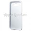 Купить Силиконовый чехол для Samsung Galaxy E5 S-образный белый на Apple-Land.ru