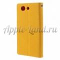 Купить Чехол книжка для Sony Xperia Z3 compact Mercury желтый на Apple-Land.ru
