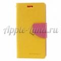 Чехол книжка для Sony Xperia Z3 compact Mercury желтый