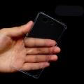 Купить Ультра-тонкий силиконовый чехол 0,3 мм для Sony Xperia Z3 Compact - прозрачный на Apple-Land.ru
