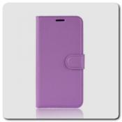 Купить Чехол Книжка Book Wallet с Визитницей и Кошельком для Samsung Galaxy A10 Фиолетовый на Apple-Land.ru