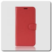 Купить Чехол Книжка Book Wallet с Визитницей и Кошельком для Samsung Galaxy A10 Красный на Apple-Land.ru