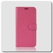 Купить Чехол Книжка Book Wallet с Визитницей и Кошельком для Samsung Galaxy A10 Ярко-Розовый на Apple-Land.ru