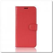 Купить Чехол Книжка Book Wallet с Визитницей и Кошельком для Samsung Galaxy A40 Красный на Apple-Land.ru