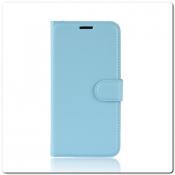 Купить Чехол Книжка Book Wallet с Визитницей и Кошельком для Samsung Galaxy Note 10+ / Note 10 Plus Синий на Apple-Land.ru