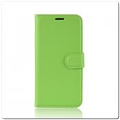 Купить Чехол Книжка Book Wallet с Визитницей и Кошельком для Xiaomi Mi A3 Зеленый на Apple-Land.ru
