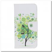 Купить Чехол Книжка Color Wallet с Магнитным Язычком для Huawei Honor 20 с Рисунком Зеленое Дерево на Apple-Land.ru