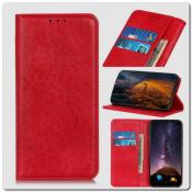 Купить Чехол Книжка с Скрытыми Магнитами Авто Закрытие для Samsung Galaxy A10 Красный на Apple-Land.ru