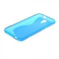Купить Силиконовый чехол для HTC Desire 620 синий на Apple-Land.ru