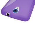 Силиконовый чехол для HTC Desire 620 фиолетовый