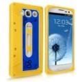 Силиконовый чехол-кассета для Samsung Galaxy S 3 желтый