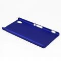 Пластиковый софт-тач чехол для Sony Xperia M4 aqua, M4 aqua dual синий