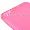 Силиконовый чехол для Huawei Honor 6 розовый