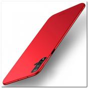 Купить Матовый Ультратонкий Пластиковый Mofi Чехол для Huawei Honor 20 Красный на Apple-Land.ru