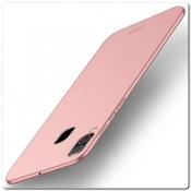 Купить Матовый Ультратонкий Пластиковый Mofi Чехол для Samsung Galaxy A30 / Galaxy A20 Ярко-Розовый на Apple-Land.ru