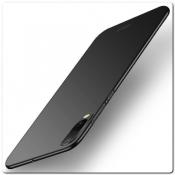 Купить Матовый Ультратонкий Пластиковый Mofi Чехол для Samsung Galaxy A50 Черный на Apple-Land.ru