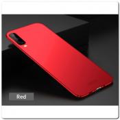 Матовый Ультратонкий Пластиковый Mofi Чехол для Samsung Galaxy A70 Красный