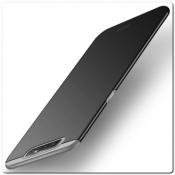Купить Матовый Ультратонкий Пластиковый Mofi Чехол для Samsung Galaxy A80 Черный на Apple-Land.ru