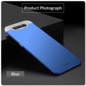Матовый Ультратонкий Пластиковый Mofi Чехол для Samsung Galaxy A80 Синий