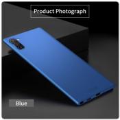 Купить Матовый Ультратонкий Пластиковый Mofi Чехол для Samsung Galaxy Note 10 Синий на Apple-Land.ru