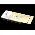 Металлический чехол для Samsung Galaxy A3 золотой