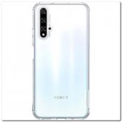 Нескользящий Чехол Nillkin Nature для Мобильного Телефона Huawei Honor 20 Прозрачный