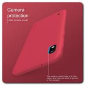 Пластиковый Кейс Nillkin Super Frosted Shield Чехол для Samsung Galaxy A10 Красный