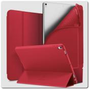 PU Кожаный Чехол Книжка для iPad Air 2019 Складная Подставка Красный