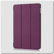 PU Кожаный Чехол Книжка для iPad mini 2019 Складная Подставка Фиолетовый