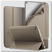 PU Кожаный Чехол Книжка для iPad mini 2019 Складная Подставка Золотой
