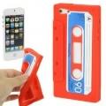 Купить Силиконовый чехол-кассета для iPhone 5 красный на Apple-Land.ru