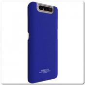 Купить Тонкий Матовый Нескользящий Пластиковый Imak Чехол для Samsung Galaxy A80 Синий на Apple-Land.ru