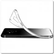Тонкий TPU Силиконовый Бампер DF Чехол на Samsung Galaxy A80 Прозрачный