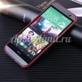 Ультратонкий кейс чехол для HTC One M8 красный