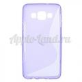 Купить Силиконовый чехол для Samsung Galaxy A3 - фиолетовый ToughGuard на Apple-Land.ru
