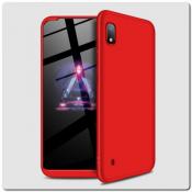 Купить Тройной Съемный Пластиковый Чехол GKK 360° для Samsung Galaxy A10 Красный на Apple-Land.ru