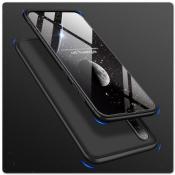 Тройной Съемный Пластиковый Чехол GKK 360° для Samsung Galaxy A50 Черный