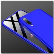 Тройной Съемный Пластиковый Чехол GKK 360° для Samsung Galaxy A50 Синий