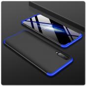 Купить Тройной Съемный Пластиковый Чехол GKK 360° для Samsung Galaxy A70 Синий / Черный на Apple-Land.ru