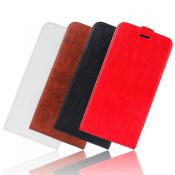 Вертикальный Чехол Книжка Флип Вниз для Huawei Honor 20 с карманом для карт Коричневый