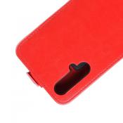 Купить Вертикальный Чехол Книжка Флип Вниз для Huawei Honor 20 с карманом для карт Красный на Apple-Land.ru
