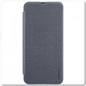 Вертикальный Чехол Книжка Флип Вниз для Samsung Galaxy A30 / Galaxy A20 с карманом для карт Серый
