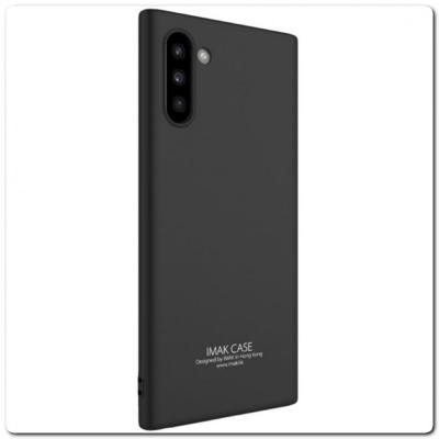 Тонкий Матовый Нескользящий Пластиковый Imak Чехол для Samsung Galaxy Note 10 Черный