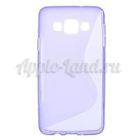 Силиконовый чехол для Samsung Galaxy A3 - фиолетовый ToughGuard